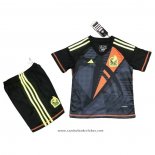 Camisola Mexico Goleiro 2024 Crianca Preto