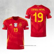 Camisola 1º Espanha Jogador Lamine Yamal 2024