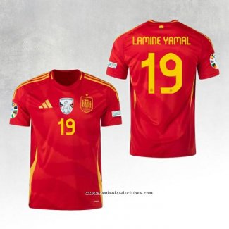 Camisola 1º Espanha Jogador Lamine Yamal 2024