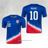 Camisola 2º Estados Unidos Jogador Pulisic 2024