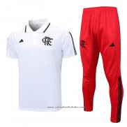 Conjunto Polo del Flamengo 23/24 Branco