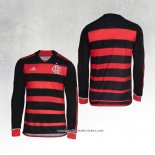 Camisola 1º Flamengo 2024 Manga Comprida