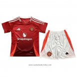 Camisola 1º Manchester United 24/25 Crianca