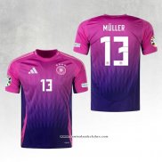 Camisola 2º Alemanha Jogador Muller 2024