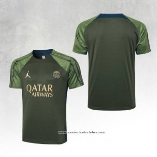 Camisola de Treinamento Paris Saint-Germain Jordan 24/25 Verde