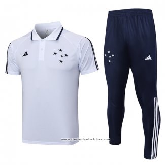 Conjunto Polo del Cruzeiro 23/24 Branco