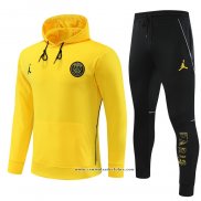 Fato de Treino Hoodie Paris Saint-Germain Jordan 2023 Amarelo