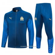 Jaqueta de Treinamento Olympique Marsella 2023/24 Azul Oscuro