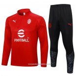 Sueter de Treinamento AC Milao 2023/24 Vermelho