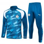 Sueter de Treinamento Manchester City 23/24 Crianca Azul