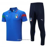 Conjunto Polo del Italia 2022-2023 Azul