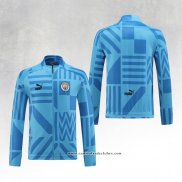 Jaqueta Manchester City 22/23 Azul Claro