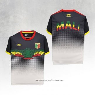 Camisola Mali 2022 Preto y Branco Tailandia