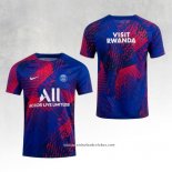 Camisola Pre Match del Paris Saint-Germain 2022 Azul y Vermelho