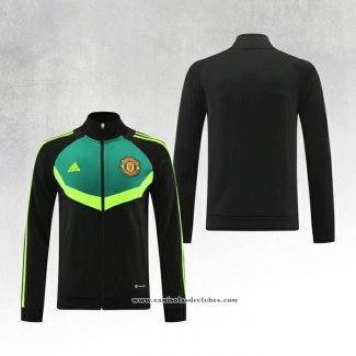 Jaqueta Manchester United 24/25 Preto y Verde