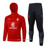 Sueter de Treinamento AC Milao 23/24 Vermelho