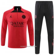 Sueter de Treinamento Paris Saint-Germain Jordan 22/23 Vermelho