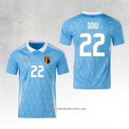 Camisola 2º Belgica Jogador Doku 2024