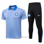 Conjunto Polo del Inter de Milao 24/25 Azul