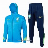 Fato de Treino Hoodie Brasil 24/25 Azul