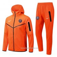 Fato de Treino Hoodie Paris Saint-Germain 22/23 Laranja