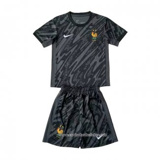 Camisola Franca Goleiro 2024 Crianca Preto