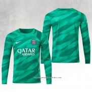 Camisola Paris Saint-Germain Goleiro 23/24 Manga Comprida Verde