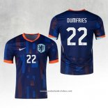 Camisola 2º Holanda Jogador Dumfries 24/25