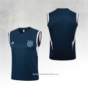 Camisola de Treinamento Ajax 23/24 Sin Mangas Azul