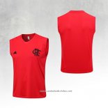 Camisola de Treinamento Flamengo 23/24 Sin Mangas Vermelho