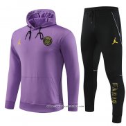 Fato de Treino Hoodie Paris Saint-Germain Jordan 2023 Purpura