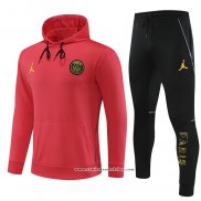 Fato de Treino Hoodie Paris Saint-Germain Jordan 2023 Vermelho