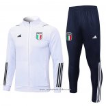Jaqueta de Treinamento Italia 23/24 Crianca Branco