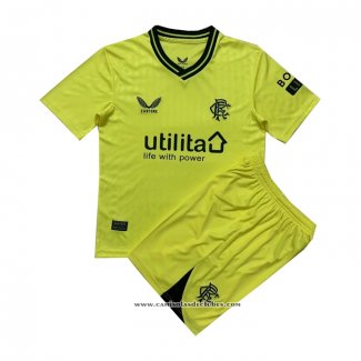 Camisola Rangers Goleiro 23/24 Crianca Amarelo