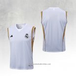 Camisola de Treinamento Real Madrid 23/24 Sin Mangas Branco