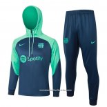 Sueter de Treinamento Barcelona 23/24 Azul y Verde