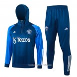 Sueter de Treinamento Manchester United 2023/24 Azul