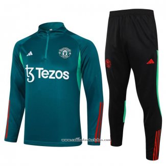 Sueter de Treinamento Manchester United 24/25 Verde