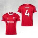 Camisola 1º Liverpool Jogador Virgil 23/24