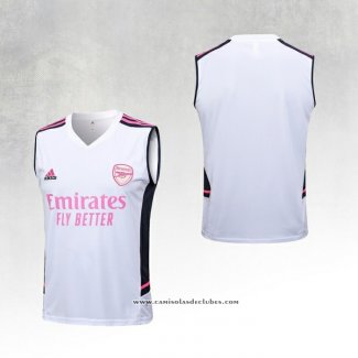 Camisola de Treinamento Arsenal 23/24 Sin Mangas Branco