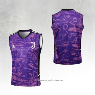 Camisola de Treinamento Juventus 23/24 Sin Mangas Purpura