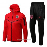 Fato de Treino Hoodie Atletico Madrid 22/23 Vermelho