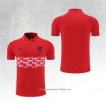 Camisola Polo del Atletico Madrid 22/23 Vermelho