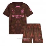 Camisola 1º Manchester City Goleiro 24/25 Crianca