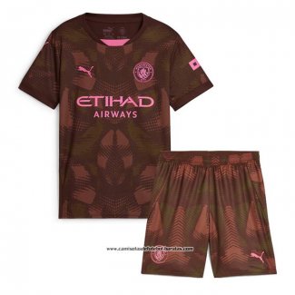Camisola 1º Manchester City Goleiro 24/25 Crianca