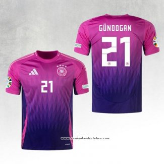 Camisola 2º Alemanha Jogador Gundogan 2024