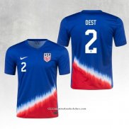 Camisola 2º Estados Unidos Jogador Dest 2024