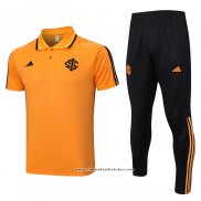 Conjunto Polo del SC Internacional 23/24 Laranja