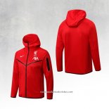 Jaqueta Hoodie Liverpool 22/23 Vermelho