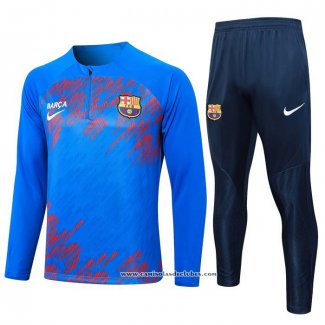 Sueter de Treinamento Barcelona 24/25 Azul